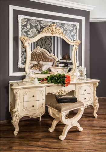 Спальня Росселла крем глянец фото 8