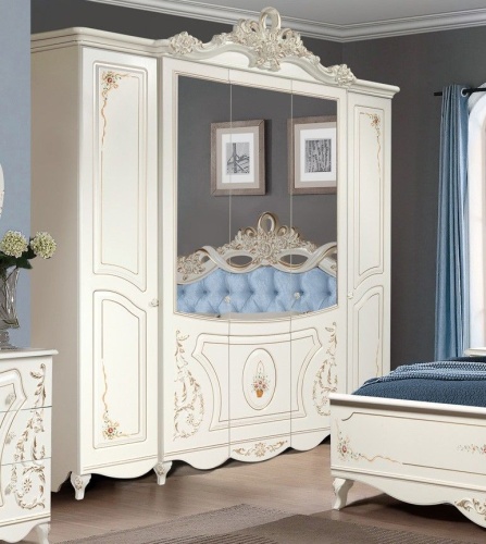 Спальня Афина 5.2 "слоновая кость". фото 4