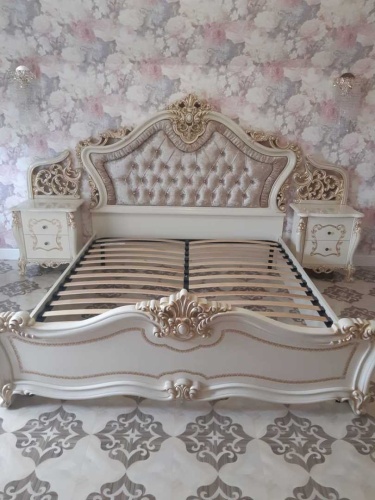 Спальня Джоконда (4-дверный шкаф, комод) крем фото 9