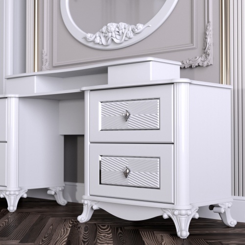 Спальный гарнитур Дивия белая фото 7