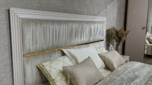 Спальная мебель “Zara” 5-ти дверная сатин золото фото 6