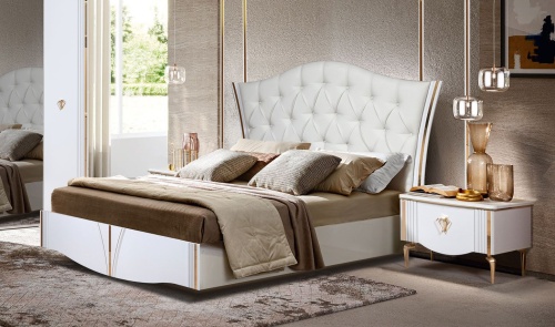 Спальня Ишим-5С белая фото 2