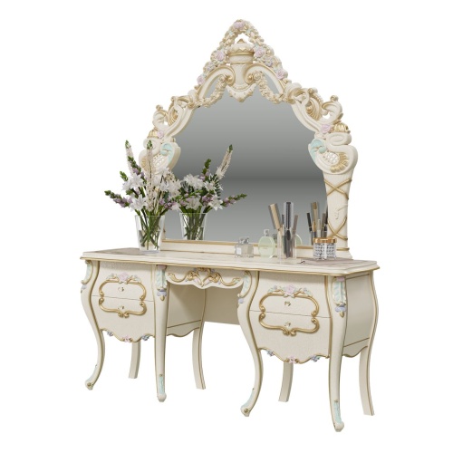 Спальня Людовик с 4-дверным шкафом фото 6