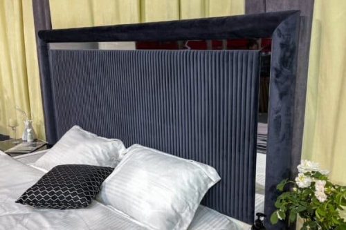 Спальная мебель “Алия” серебро 6-ти дверная фото 11