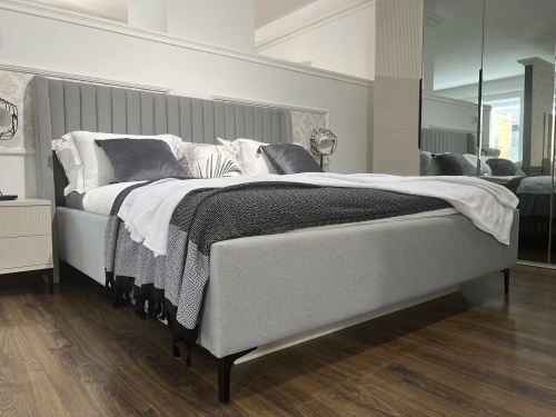 Спальня Стелла 4-ств светло серый камень фото 8