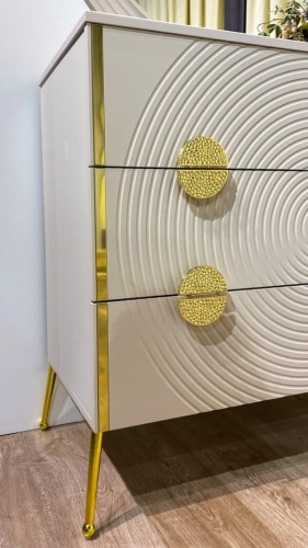 Спальная мебель “Zara” 5-ти дверная сатин золото фото 4