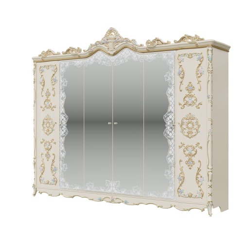 Спальня Людовик с 6-дверным шкафом фото 2