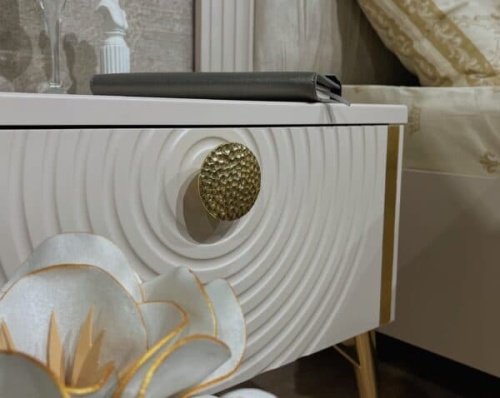 Спальная мебель “Zara” 5-ти дверная сатин золото фото 2