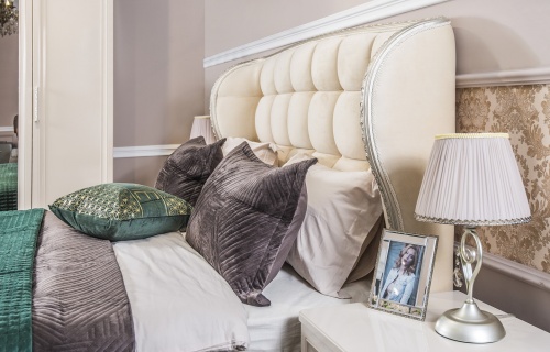 Спальня Нонна 4-ств бежевый глянец фото 4