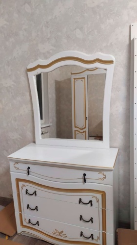 Спальня Рим 5.2П с голубым изголовьем фото 8