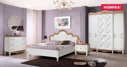 Спальня Нелли 4.1 (каркас "белый")