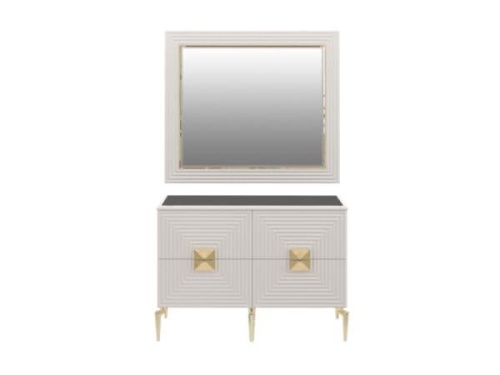 Спальная мебель “Алия” золото 6-ти дверная фото 4