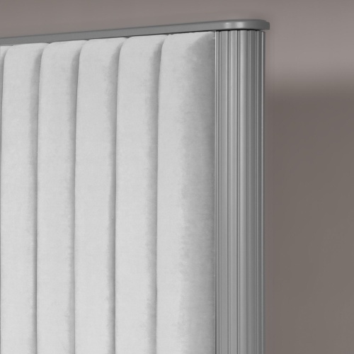 Спальня Никея 6.1К серая/серое изголовье фото 6