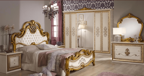 Спальня с 6-дверным шкафом Анита (беж)