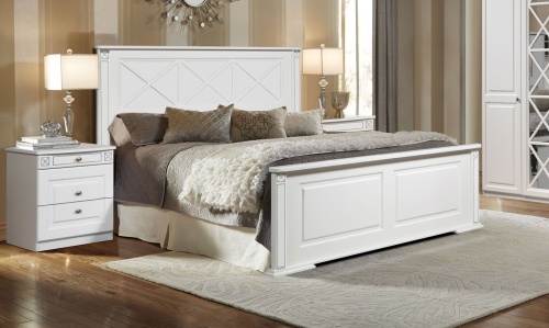 Спальня Прованс-5 белая фото 3