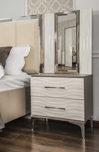 Спальня Гравита 5-ств белый глянец фото 9