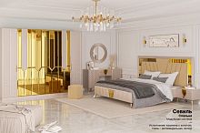 Спальня Севиль (кашемир с золотом)