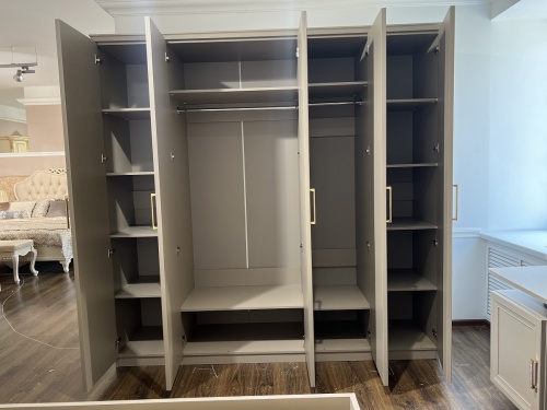 Спальня Мокко 5-ств серый камень фото 10