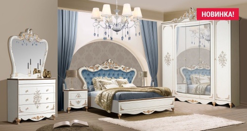 Спальня Афина "кремовый мрамор".