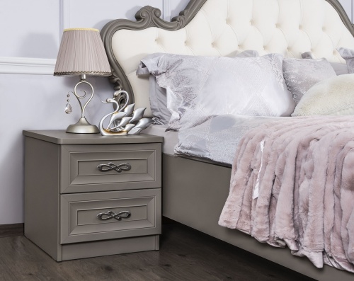 Спальня Мишель Лайт 5-ств серый камень фото 3