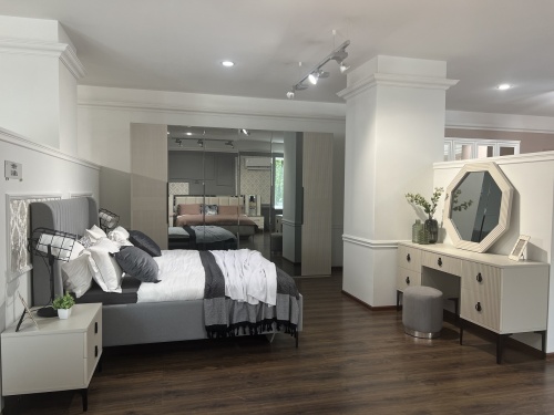 Спальня Стелла 6-ств светло серый камень фото 7