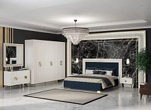 Спальная мебель “Измир” золото 6-ти дверная