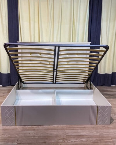 Спальная мебель “Лаура” серая серебро фото 15