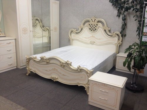 Спальня с 6-дверным шкафом Грация (слоновая кость) фото 7