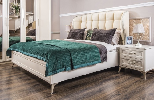 Спальня Нонна 4-ств бежевый глянец фото 2