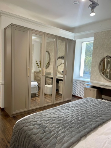 Спальня Мокко 5-ств серый камень фото 19