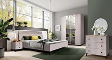 Спальня Мадрид (кровать 1.6 м.; шкаф 4-х дв.; комод) кашемир