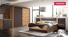 Спальня Терра шоколад / дуб крафт