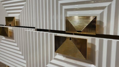 Спальная мебель “Алия” золото 6-ти дверная фото 12