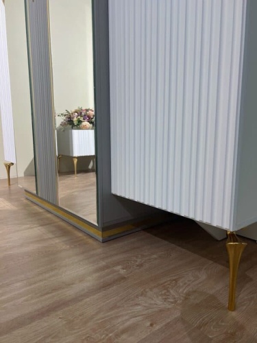 Спальная мебель “Самира” серо-белая фото 5