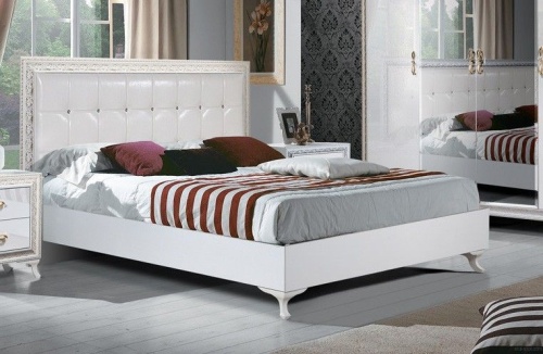 Спальня Дана белая/золото фото 3