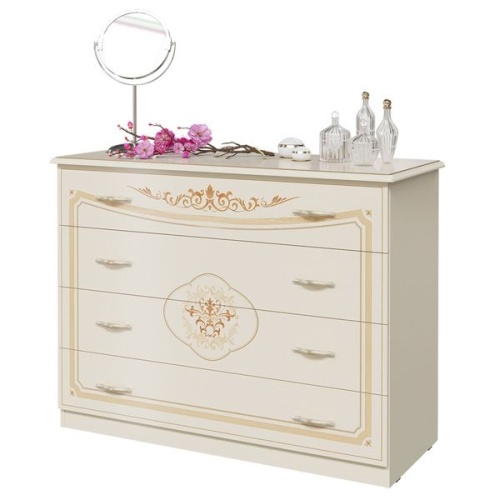 Спальня с 6-дверным шкафом Грация (слоновая кость) фото 5