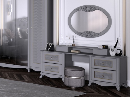 Спальный гарнитур Дивия серая фото 7