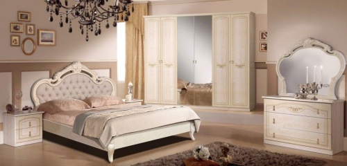 Спальня с 6-дверным шкафом Ирина (беж)