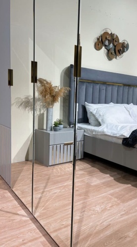 Спальная мебель “Сидея” серая фото 6