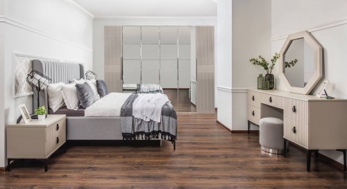 Спальня Стелла 6-ств светло серый камень фото 2