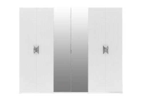 Спальная мебель “Алия” серебро 6-ти дверная фото 3