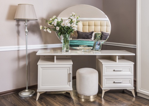 Спальня Нонна 4-ств бежевый глянец фото 6