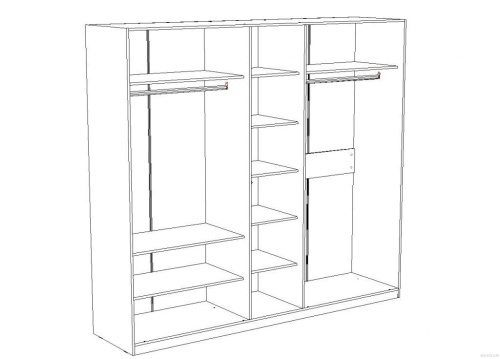 Спальня Алекса 5.1К серая фото 2