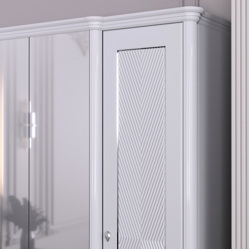 Спальный гарнитур Дивия белая фото 3