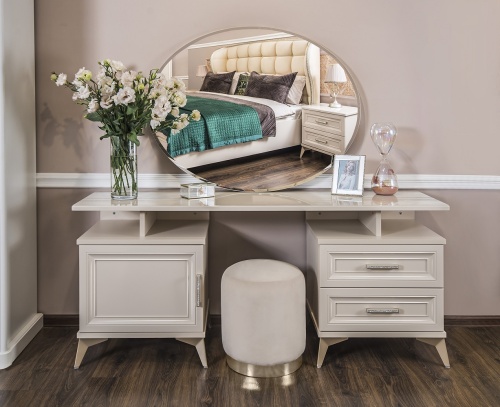 Спальня Нонна 4-ств бежевый глянец фото 7