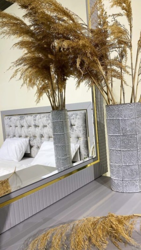 Спальная мебель “Самира” серо-белая фото 10