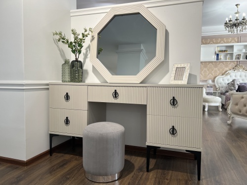 Спальня Стелла 4-ств светло серый камень фото 15