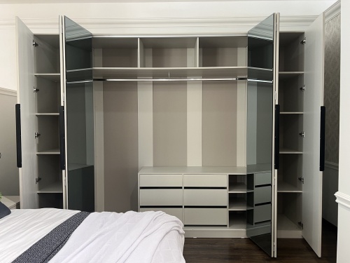 Спальня Стелла 6-ств светло серый камень фото 14