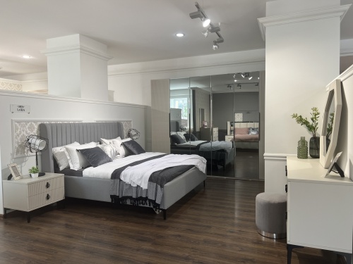 Спальня Стелла 6-ств светло серый камень фото 9