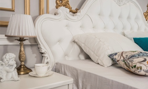 Спальня Мишель 5-ств белый матовый фото 5